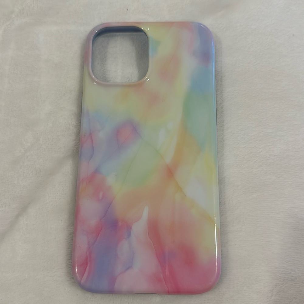 Rainbow iphone 12 pro max velvet caviar case